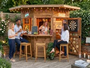 Hangover corner garden bar
