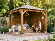 Leviathan 3 x 3 solid wall gazebo