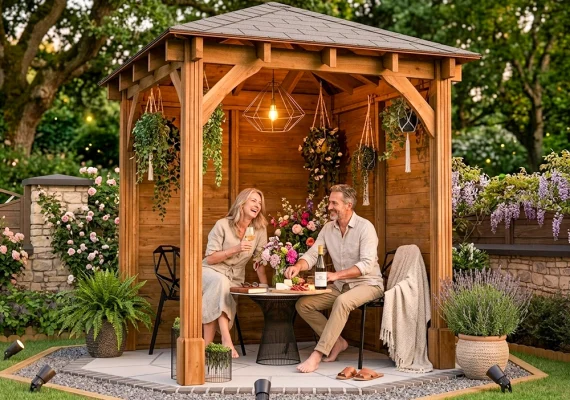Pressure Treated Leviathan Walled Chunky Gazebo