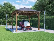 Leviathan Carport 3030 3m x 3m 3 x 3 Open Day