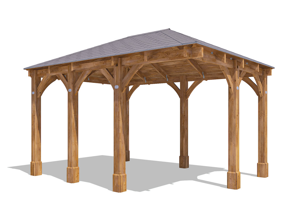 Leviathan Chunky Open Gazebo 4m x 3m | Dunster House