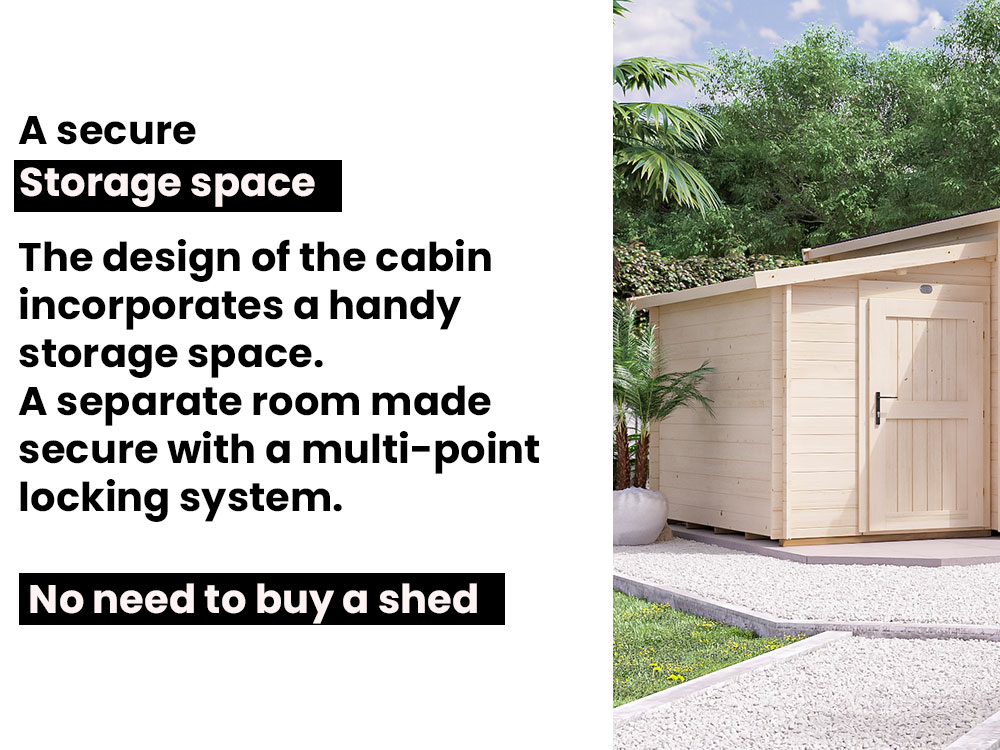 Terminator SideStore Log Cabin | BuyGardenPods product image 10