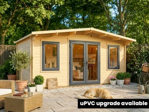 Log cabin 5 x 3 Wuth uPVC