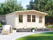 severn log cabin 5 x 4 exterior with windows