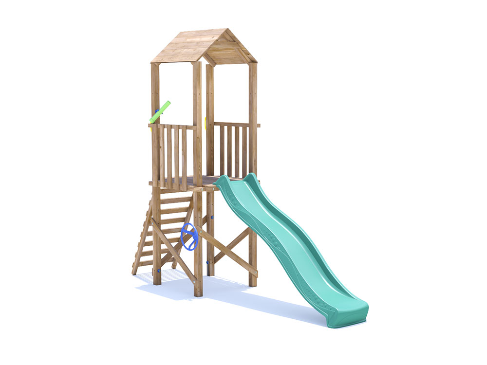 squirrelfort climbing frame top down