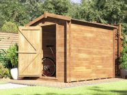 Taarmo Heavy Duty Log Shed for sale Dunster house pressure treated solid garden structure