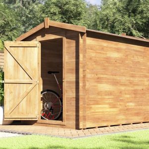 Taarmo Heavy Duty Log Shed for sale Dunster house pressure treated solid garden structure