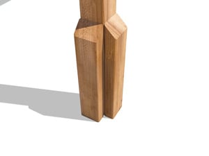 Thick wooden Gazebo posts, Heavy Duty