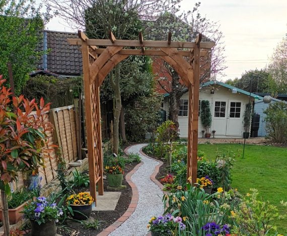 Jasmine Pergola Arch Trellis 1814