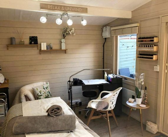 Rhine Log Cabin 4m x 5m Customer Beauty Salon