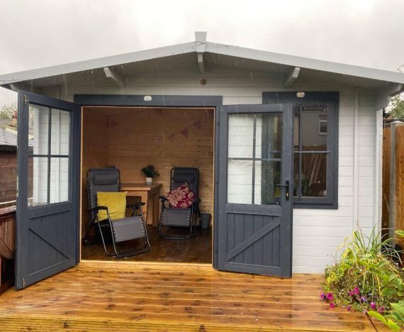 Rhine Log Cabin 4m x 4m Customer Summerhouse