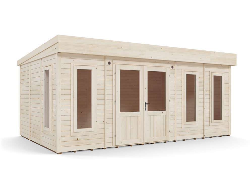 Dominator Insulated Garden Office 5.5m x 3.5m | Dunster House