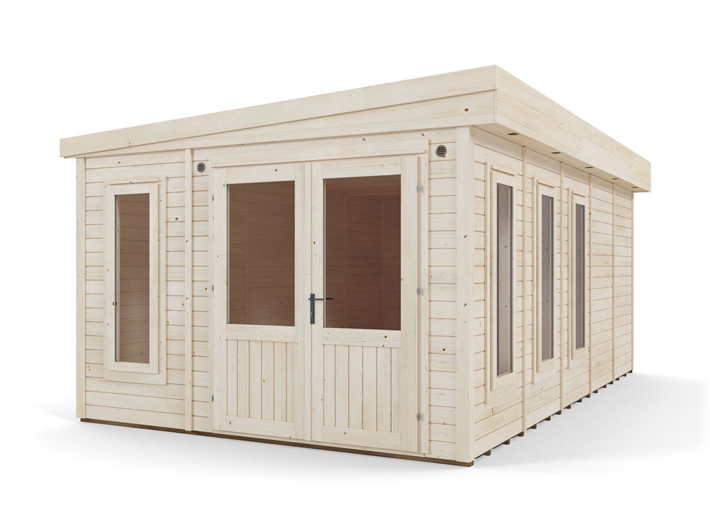 Dominator Insulated Garden Office 3.5m x 5.5m | Dunster House