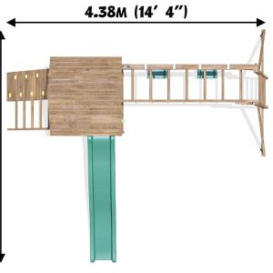 FrontierFort Max Climbing Frame Top Down measurements