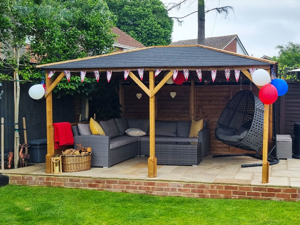 Utopia 4x3 open gazebo customer image