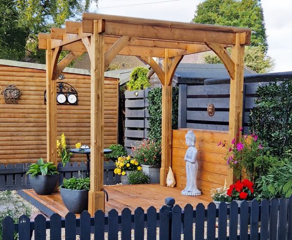 Leviathan Wooden Pergola W2.5m x D2.5m