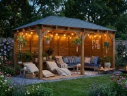 5 x 3 wooden gazebo