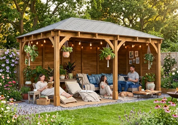 Pressure Treated Leviathan Walled Chunky Gazebo