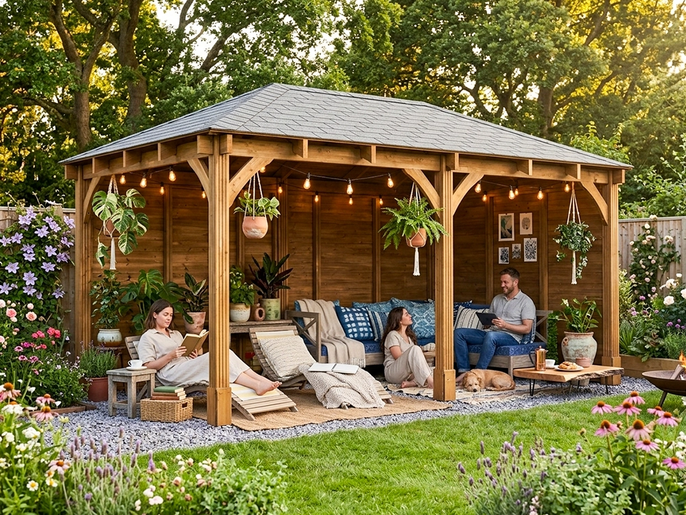 5 x 3 wooden gazebo