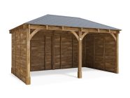 leviathan wooden carport 5 x 3
