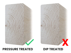 Pressure treated timbers