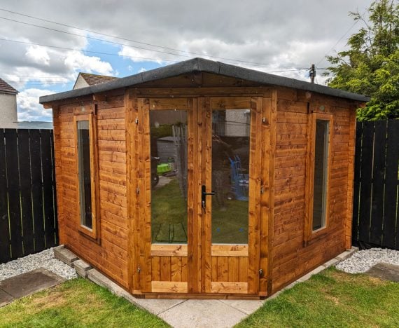 Coronet Corner Log Cabin W3.0m x D3.0m