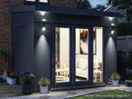 Addroom Modular Extension 3m x 3m Night Painted Anthracite Text