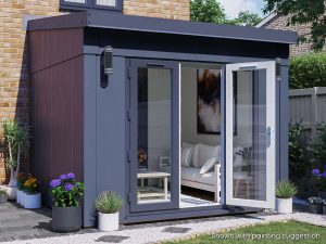 Addroom Modular Extension 3m x 3m Painted Anthracite Text