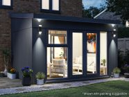 Addroom Modular Extension 4m x 3m Night Painted Anthracite Text