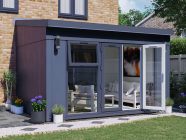 Addroom Modular Extension 4m x 3m Painted Anthracite