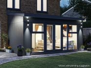 Addroom Modular Extension 5m x 3m Night Painted Anthracite Text