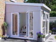 Addroom Conservatory Alternative with Side Door 3m x 3m