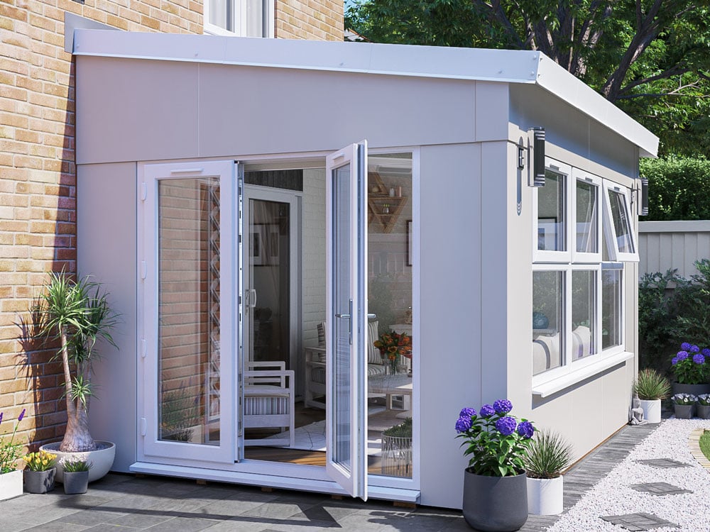 addroom modular 4 x 3 house extension alternative