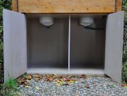 Timber Eco Composting Toilet Waste storage Space