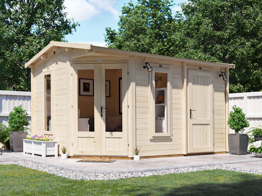 daftduck wooden log cabin 3 x 4 exterior open image