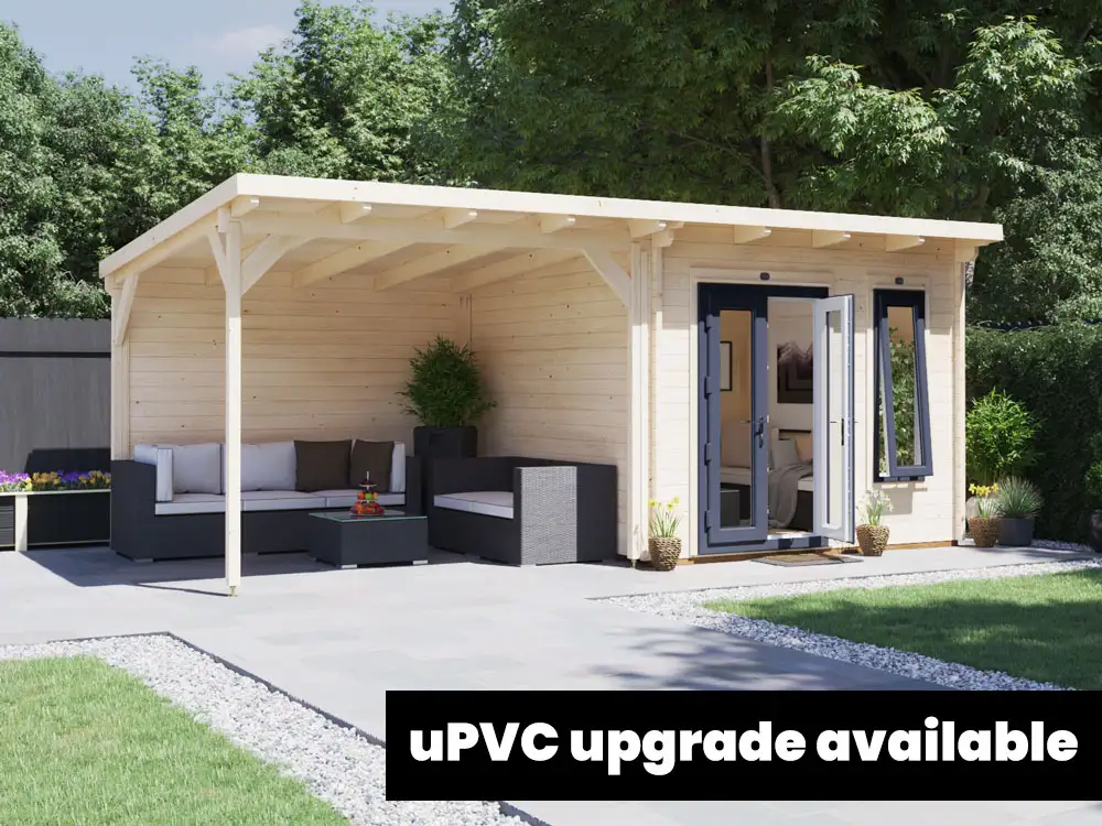 Assassin Log Cabin With Gazebo | BuyGardenPods product image 3
