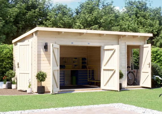 EvilRob Multi Room Log Cabin Workshop