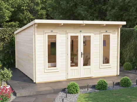 Terminator Pent Log Cabin