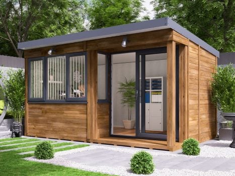 Helena INSULATED Garden Office - Right