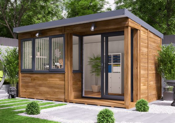 Helena INSULATED Garden Office – Right