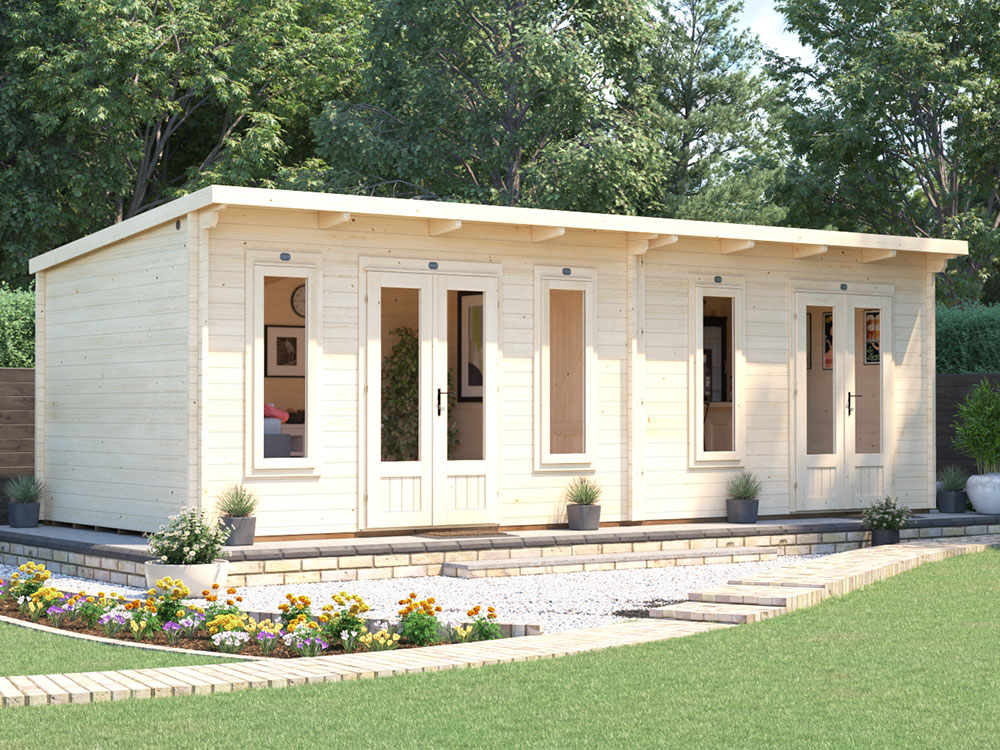 terminator upvc log cabins