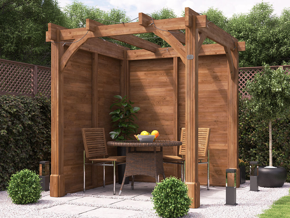 Wooden Pergola For Sale Wall Panels For Privacy Dunster House Night
