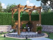 Leviathan Hall Wall Pergola 2.5m x 2.5m