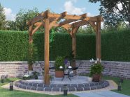 Leviathan 2.5m x 2.5m Wooden Pergola