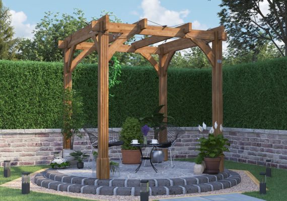 Leviathan Wooden Pergola