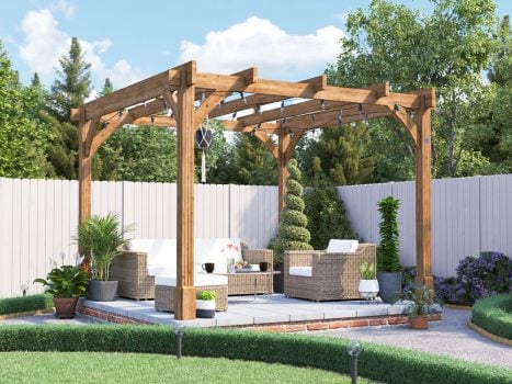 Leviathan Wooden Pergola