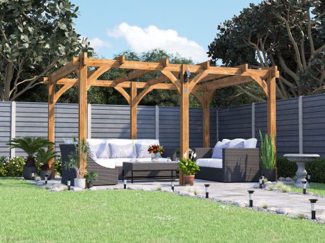 Leviathan Wooden Pergola