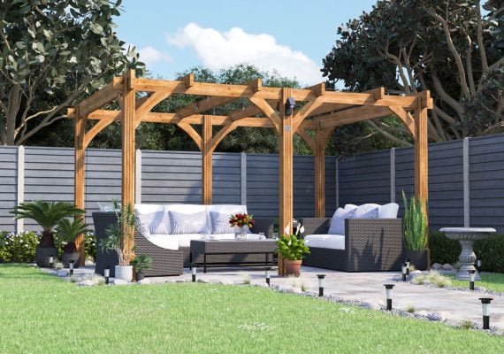 Leviathan Wooden Pergola