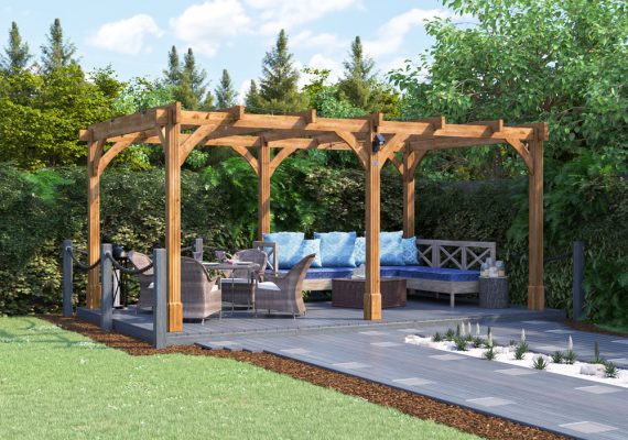 Leviathan Wooden Pergola