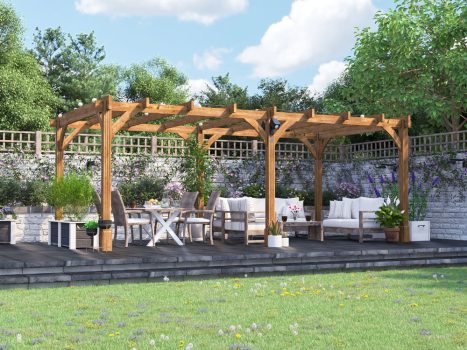 Leviathan Wooden Pergola